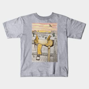 Saddle up, let's go Kids T-Shirt